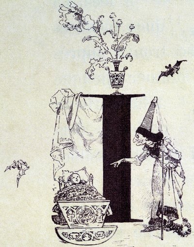Śpiąca Królewna – w „Les Contes de Fées” Charlesa Perraulta, ilustracje Adriena Marie autorstwa Adrien Emmanuel Marie