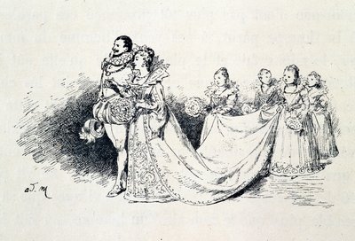 Riquet a la Houppe - w „Bajkach” Charlesa Perraulta, ilustracje Adriena Marie autorstwa Adrien Emmanuel Marie