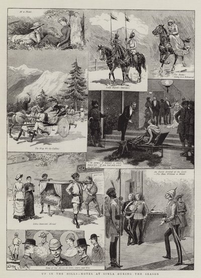 Up in the Hills, notatki w Simli w sezonie autorstwa Adrien Emmanuel Marie