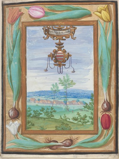 Wioska Monceaulx autorstwa Adrien Montigny