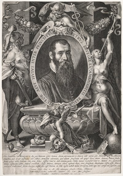 Pieter Bruegel autorstwa Aegidius Sadeler