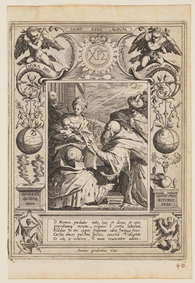 Adoracja Trzech Króli autorstwa Aegidius Sadeler II