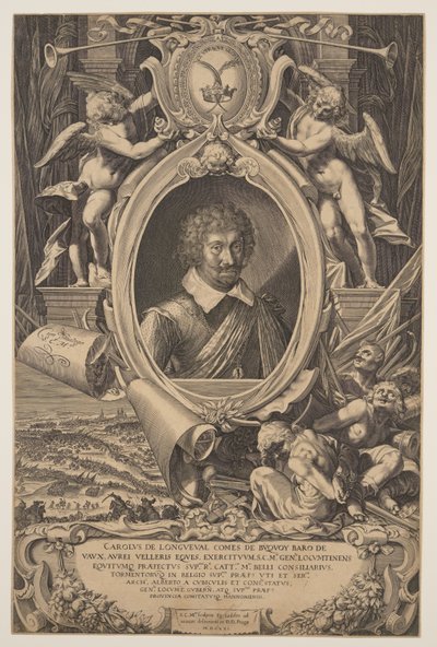 Charles Bonaventure de Longueval autorstwa Aegidius Sadeler II