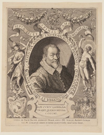 Franciscus de Padoanis Foroliviensis (Franciszek z Forli) autorstwa Aegidius Sadeler II