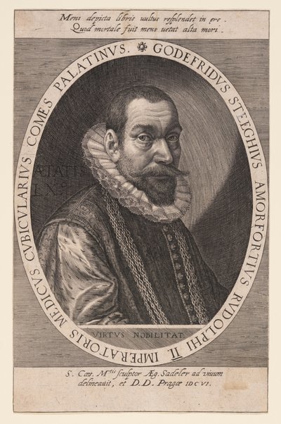 Godfried Steeghuis, lekarz i szambelan autorstwa Aegidius Sadeler II
