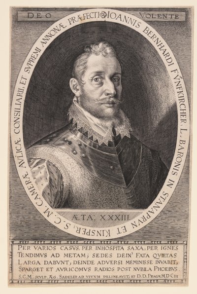 Johannes Bernhardt Fünfkircher, baron Stanaprun autorstwa Aegidius Sadeler II