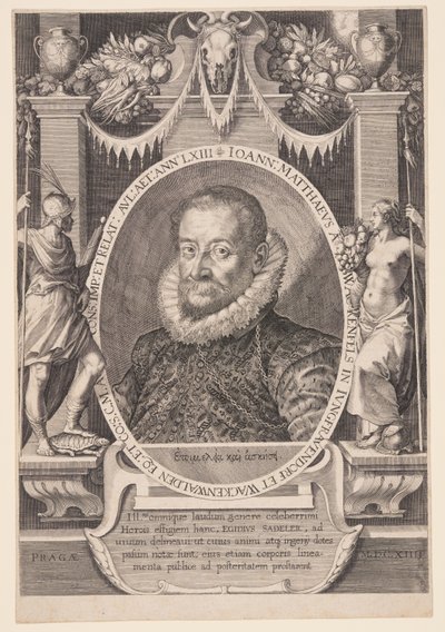 Johannes Matthaeus Wacker von Wackenfels, dyplomata autorstwa Aegidius Sadeler II