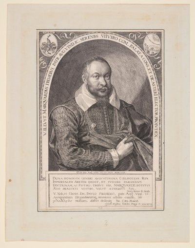 Marquard Freher, dyplomata, historyk i prawnik autorstwa Aegidius Sadeler II