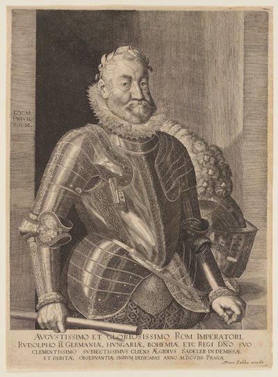Rudolf II, Święty Cesarz Rzymski autorstwa Aegidius Sadeler II
