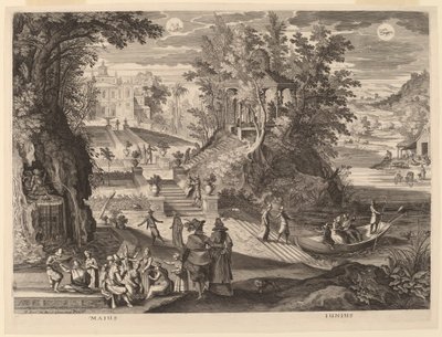 maj i czerwiec autorstwa Aegidius Sadeler II after Paul Bril