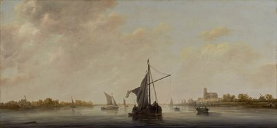 Widok na Maas w Dordrecht, ok. 1645-46 autorstwa Aelbert Cuyp