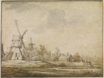 Pejzaż z młynami autorstwa Aelbert Cuyp