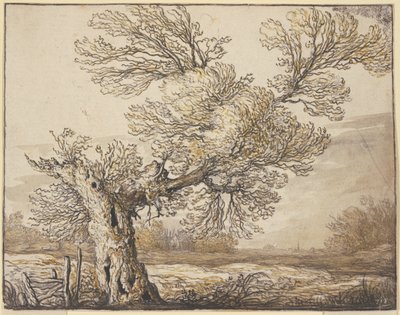 Krajobraz w pobliżu Dordrechtu autorstwa Aelbert Cuyp