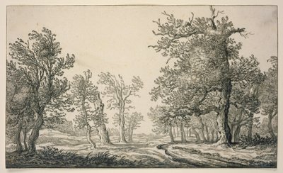 Ścieżka przez las dębowy autorstwa Aelbert Cuyp