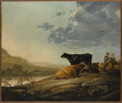 Młodzi pasterze z krowami autorstwa Aelbert Cuyp