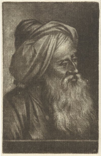 Popiersie mężczyzny w turbanie autorstwa Aert Schouman