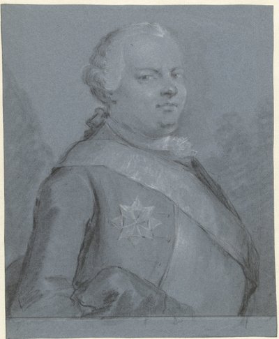 Portret Louisa Ernsta księcia Brunszwiku-Wolfenbüttel autorstwa Aert Schouman
