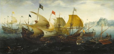Bitwa pod Kadyksem 1587 autorstwa Aert van Antum