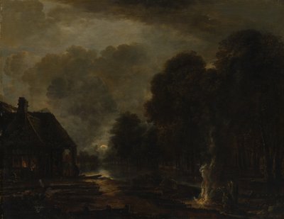 Kowal, początek lub połowa lat pięćdziesiątych XVII wieku. autorstwa Aert van der Neer