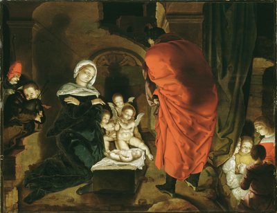 Narodzenia Pańskiego I poł. XVI w. autorstwa Aertgen Claesz. Leyden van