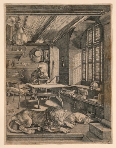 Święty Hieronim w swoim gabinecie autorstwa After Albrecht Dürer