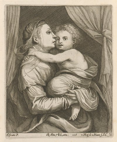 Madonna z Dzieciątkiem autorstwa After David Teniers the Younger
