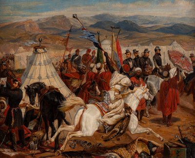 Horace Vernet (koło) Bitwa pod Isly autorstwa after Horace Vernet