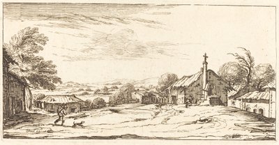 Krajobraz autorstwa After Jacques Callot