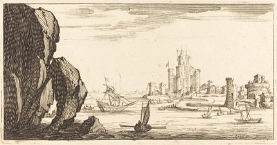 Krajobraz autorstwa After Jacques Callot