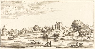 Krajobraz autorstwa After Jacques Callot