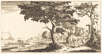 Krajobraz autorstwa After Jacques Callot