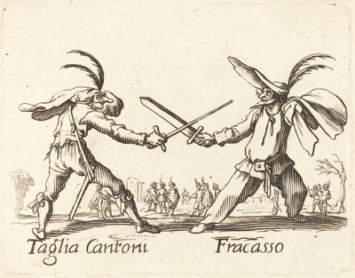 Taglia Cantoni i Fracasso autorstwa After Jacques Callot