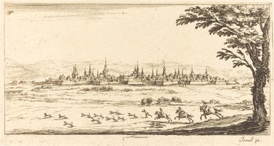 Widok Nancy autorstwa After Jacques Callot