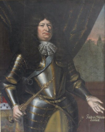 Portret Fryderyka Wilhelma Brandenburskiego autorstwa After Jan de Baen
