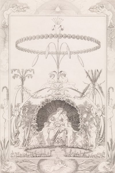 Dzień, z cyklu Pory dnia, 1807. autorstwa After Philipp Otto Runge