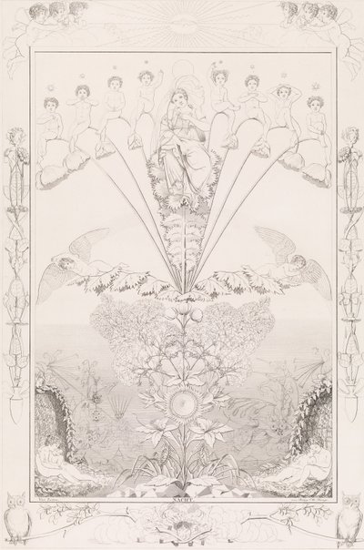 Noc, z cyklu Pory dnia, 1807. autorstwa After Philipp Otto Runge