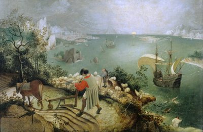 Krajobraz z upadkiem Ikara autorstwa After Pieter Brueghel the Elder