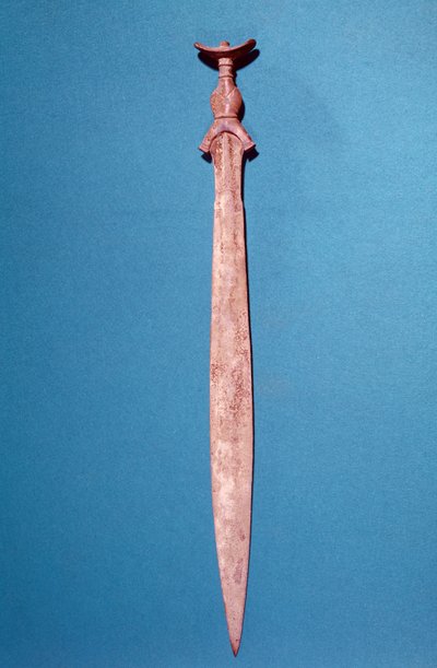 Miecz, znaleziony w Saone w Neuville (brąz) autorstwa Age Bronze