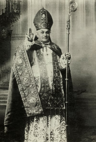 Portret kardynała Louisa Lucona (zdjęcie) autorstwa Agence Meurisse