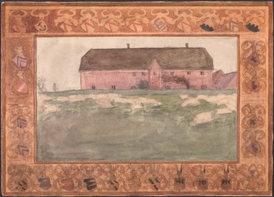 Dwór Kaas autorstwa Agnes Slott Møller