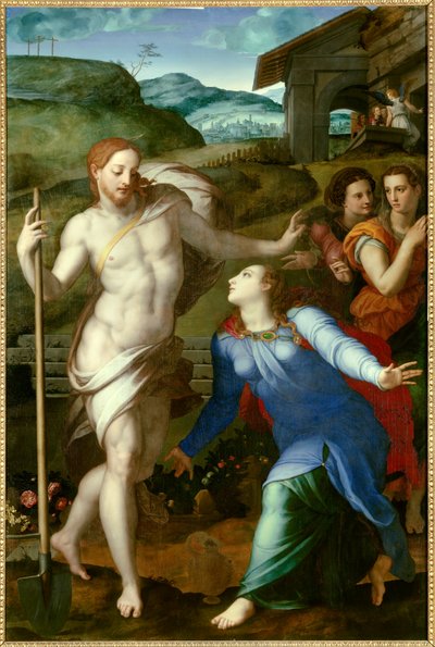 Chrystus ukazujący się Marii Magdalenie jako ogrodnik autorstwa Agnolo Bronzino