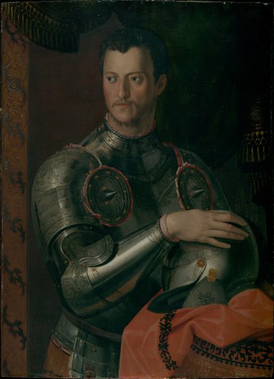 Cosimo I de Medici, ok.1550s autorstwa Agnolo Bronzino