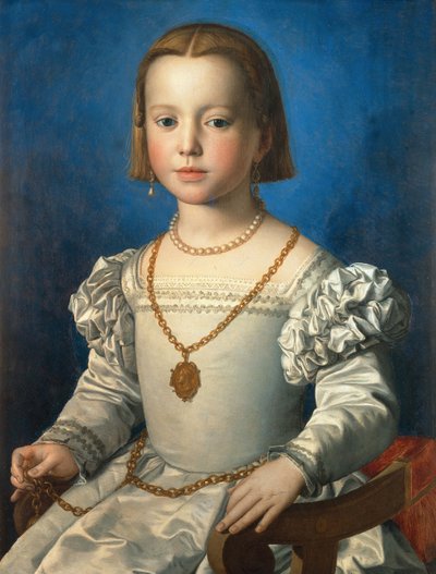 Portret Bia de Medici, 1542 autorstwa Agnolo Bronzino