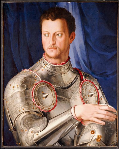 Portret Cosimo I de „Medici, c.1545 autorstwa Agnolo Bronzino