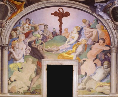 Miedziany wąż, 1540-1545 autorstwa Agnolo Bronzino