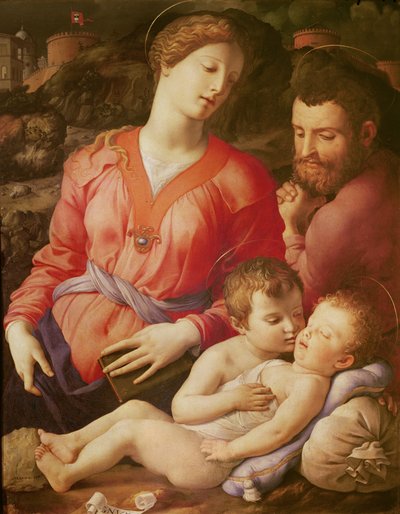 Święta Rodzina Panciatichi, ok. 1540 (olej na drewnie) autorstwa Agnolo Bronzino