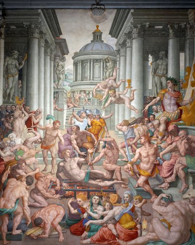 Męczeństwo św. Wawrzyńca autorstwa Agnolo Bronzino