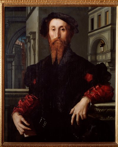 Portret Bartolomeo Panciatichi, florenckiego humanisty i polityka (Malarstwo, ok. 1540) autorstwa Agnolo Bronzino