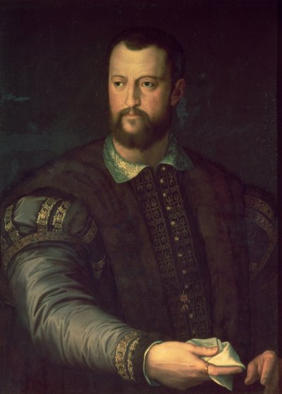 Portret Kosima I Medyceusza (1519-74) 1559 (olej na płótnie) autorstwa Agnolo Bronzino