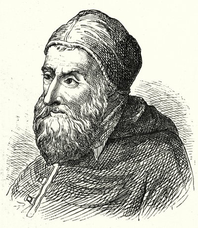 Papież Sykstus IV (rycina) autorstwa Agostino Musi